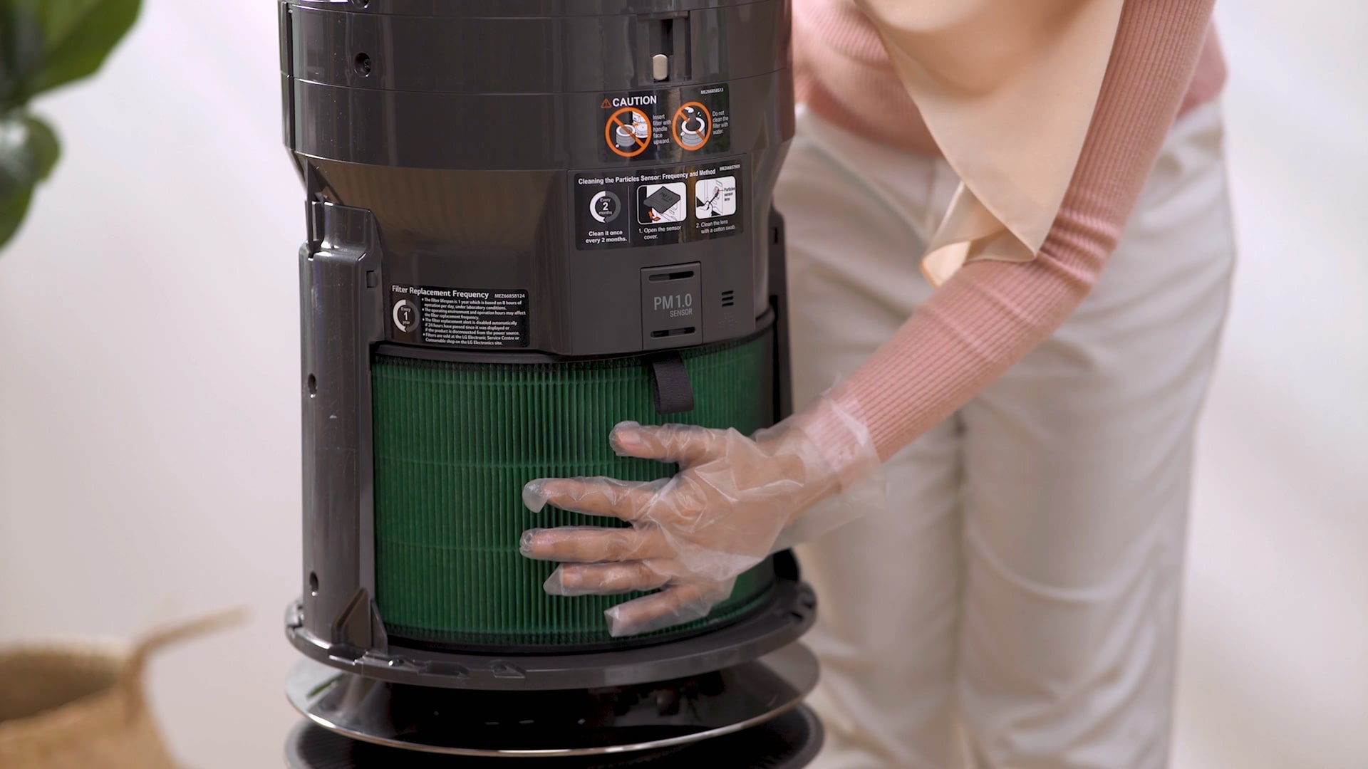 Replace HEPA Filter