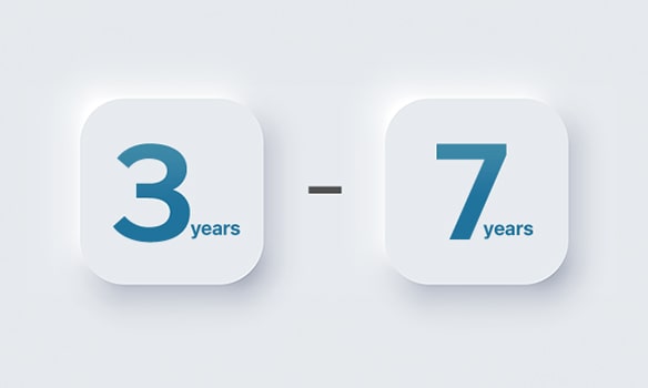 Maintenance service from 3-7 years (Regular Visit or SelfService)