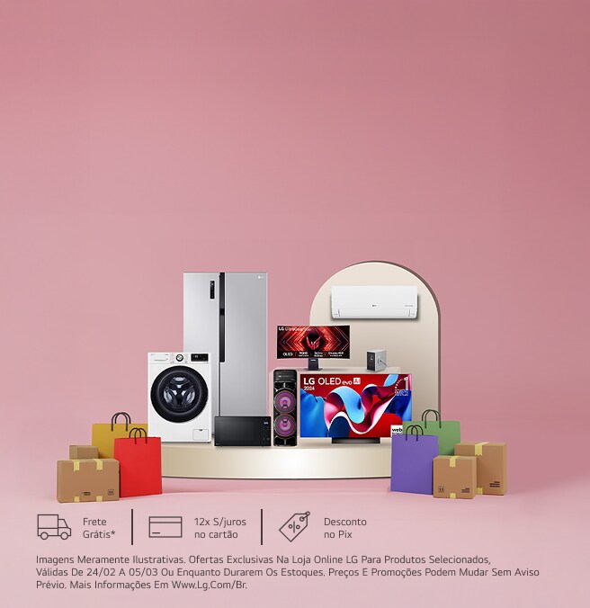 Produtos LG com até 53% OFF