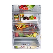 LG Kühl-Gefrierkombination mit InstaView? (C, 349L, 186 cm hoch) mit 4,3 Zoll Touch LCD Display & ver?nderbaren Farben | GBG7190CEV, GBG7190CEV