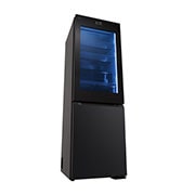 LG Kühl-Gefrierkombination mit InstaView? (C, 349L, 186 cm hoch) mit 4,3 Zoll Touch LCD Display & ver?nderbaren Farben | GBG7190CEV, GBG7190CEV