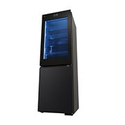 LG Kühl-Gefrierkombination mit InstaView? (C, 349L, 186 cm hoch) mit 4,3 Zoll Touch LCD Display & ver?nderbaren Farben | GBG7190CEV, GBG7190CEV