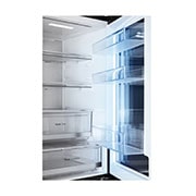 LG Kühl-Gefrierkombination mit InstaView? (C, 349L, 186 cm hoch) mit 4,3 Zoll Touch LCD Display & ver?nderbaren Farben | GBG7190CEV, GBG7190CEV