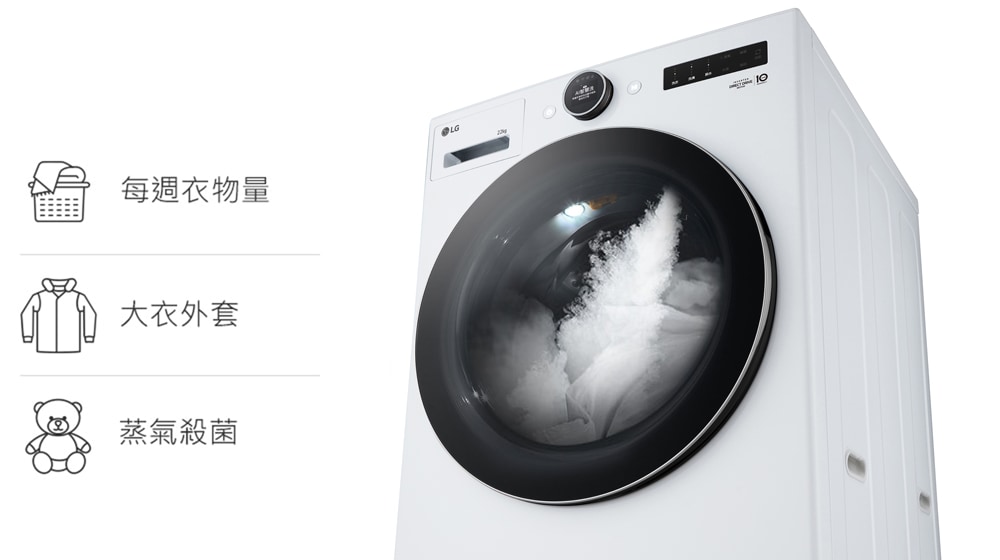 上置滾筒TrueSteam?蒸氣洗