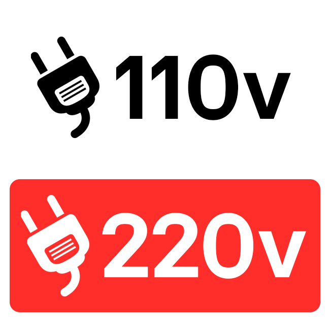 Imagem da tomada de 110v e 220v