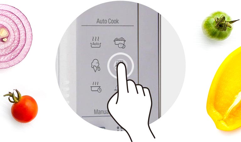 Image montrant le bouton menu pressé.
