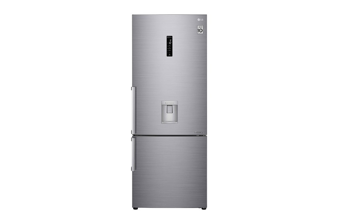 LG Combiné | 446L| No Frost | Door Cooling+? | Affichage Externe, GC-F569BLCZ-Front, GC-F569BLCM