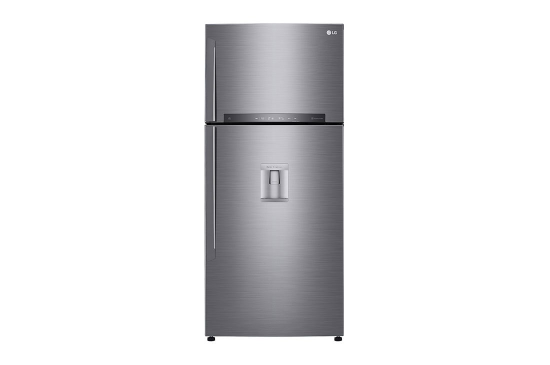 LG 2 Portes | 504L | No Frost | Hygiene Fresh+? | Affichage Externe, LG GN-F71HLHU Front view, GN-F72HLHL