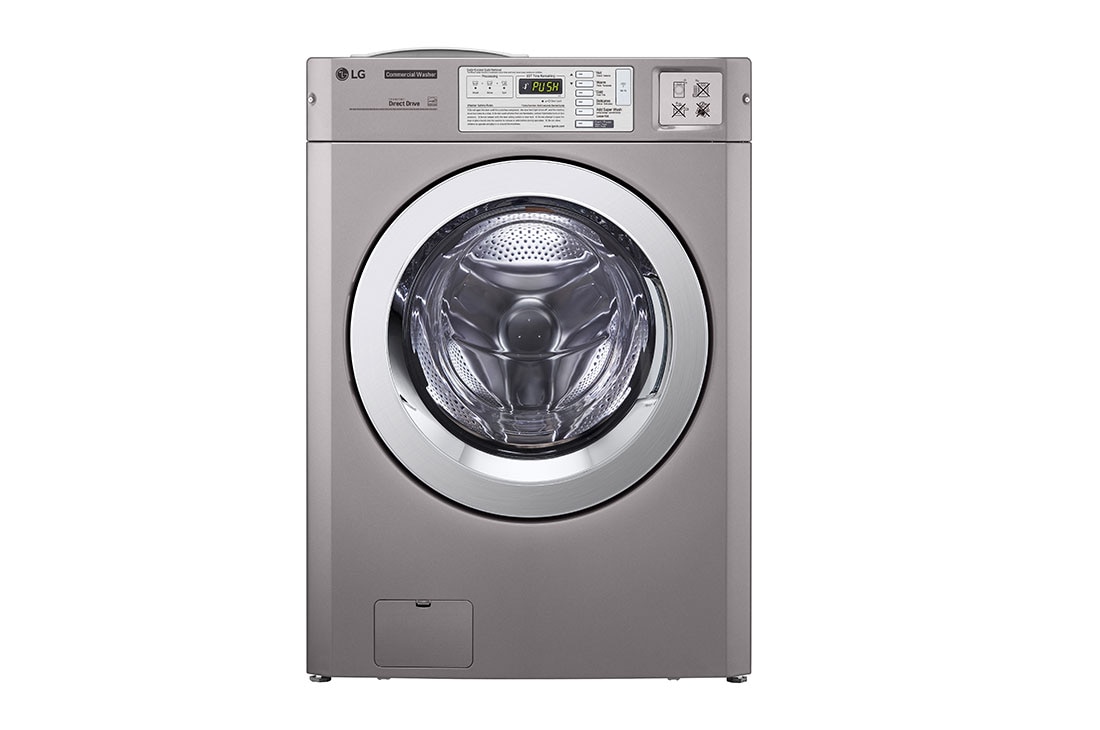 LG 5.2 cu.ft Large Capacity Frontload Washer, Front view, FH0C7FD2MS