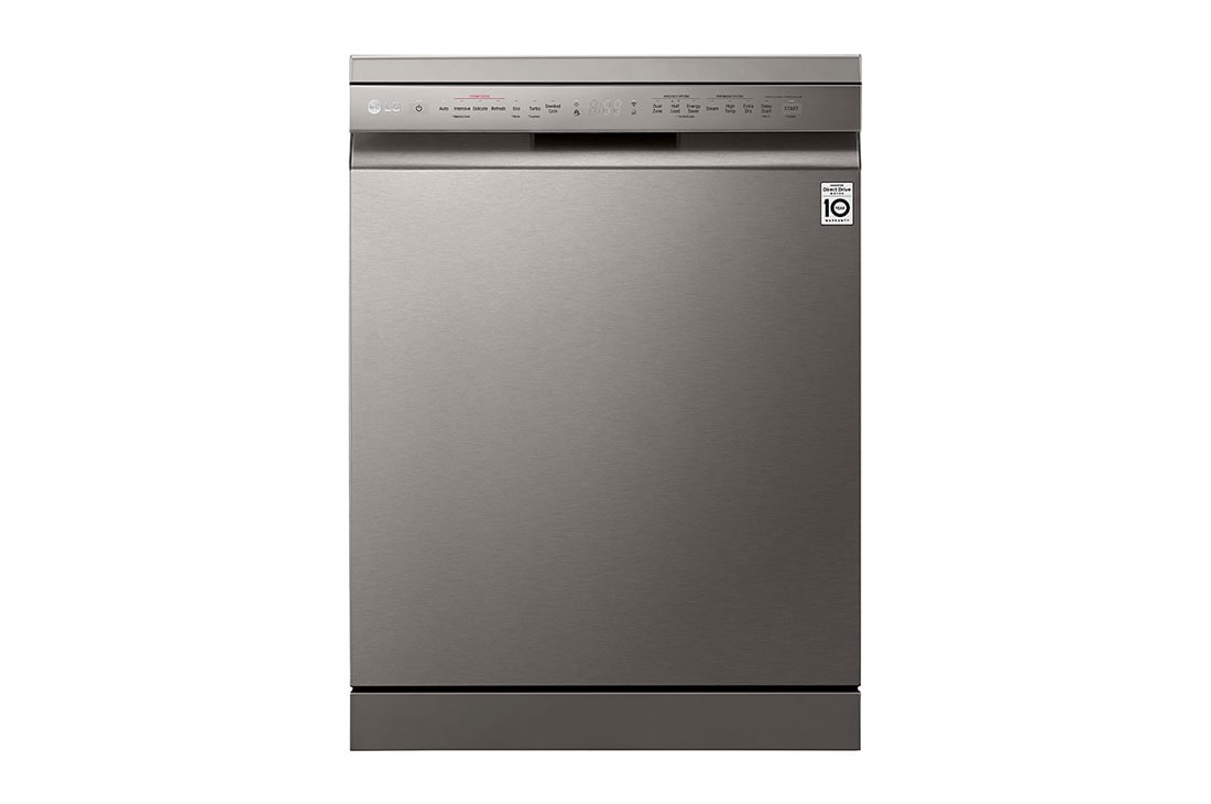 LG 14 Place Setting | Inverter DD | QuadWash? | TrueSteam?, Front , DFB425FP