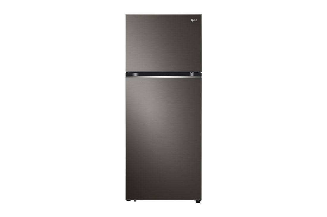 LG 315(L) | Top Freezer Refrigerator |Smart Inverter Compressor | LinearCooling? | DoorCooling+?, front view, GN-B312PXGB