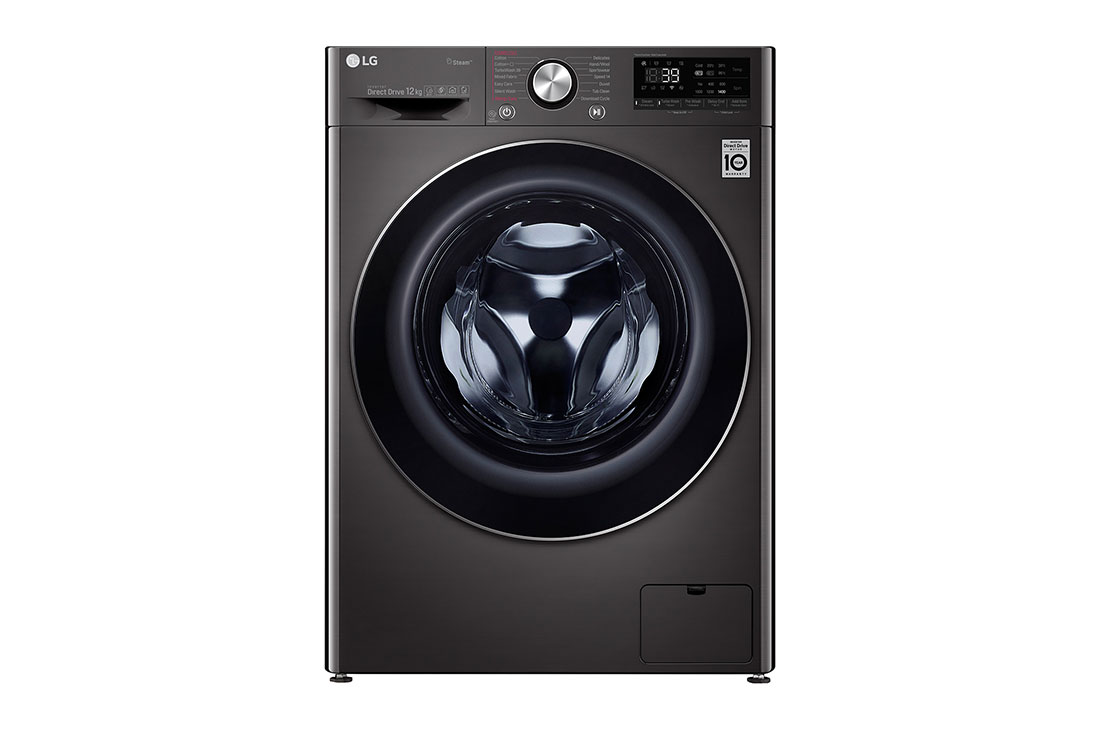 LG 12kg | Front Load Washer | AI DD? | Steam? | TurboWash?, LG F4V9BWP2E 12KG Front (Without Top), F4V9BWP2E