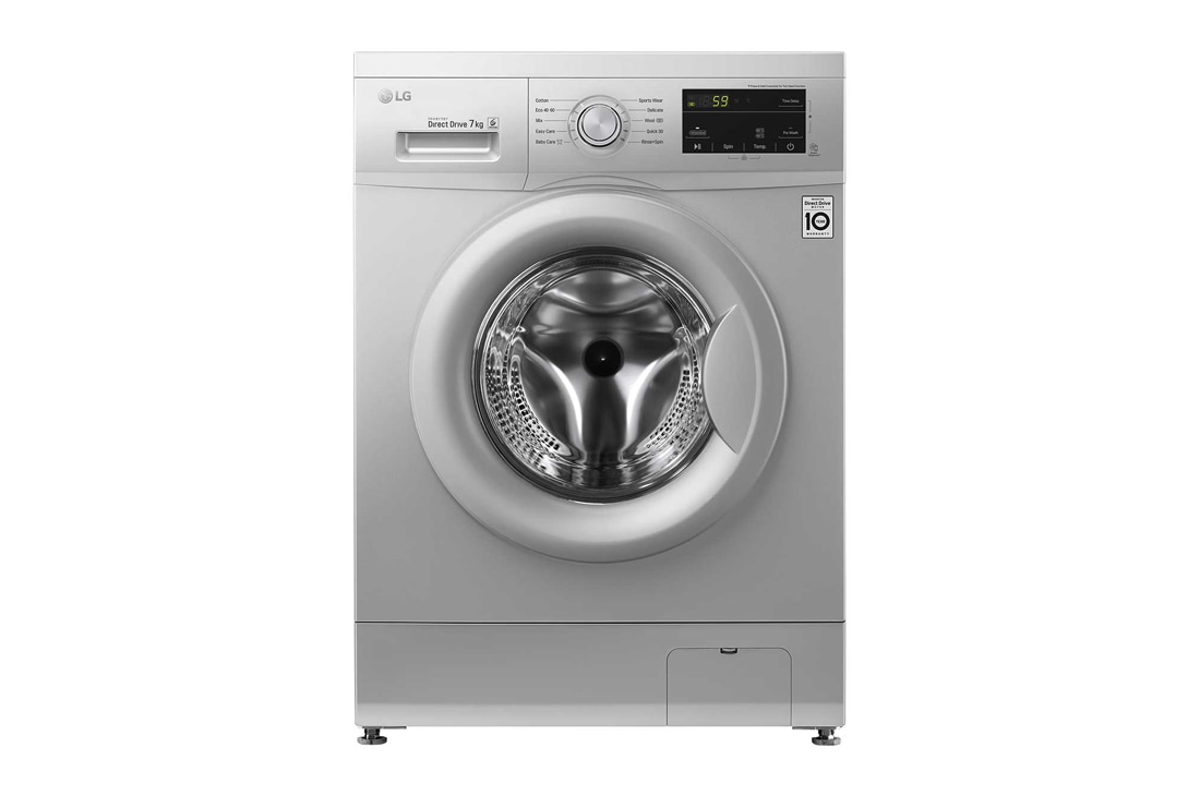 LG 7kg | Front Load Washer | Inverter DD | Smart Daignosis? | 6 Motions DD |, FH2J3QDNG5P, FH2J3QDNG5P