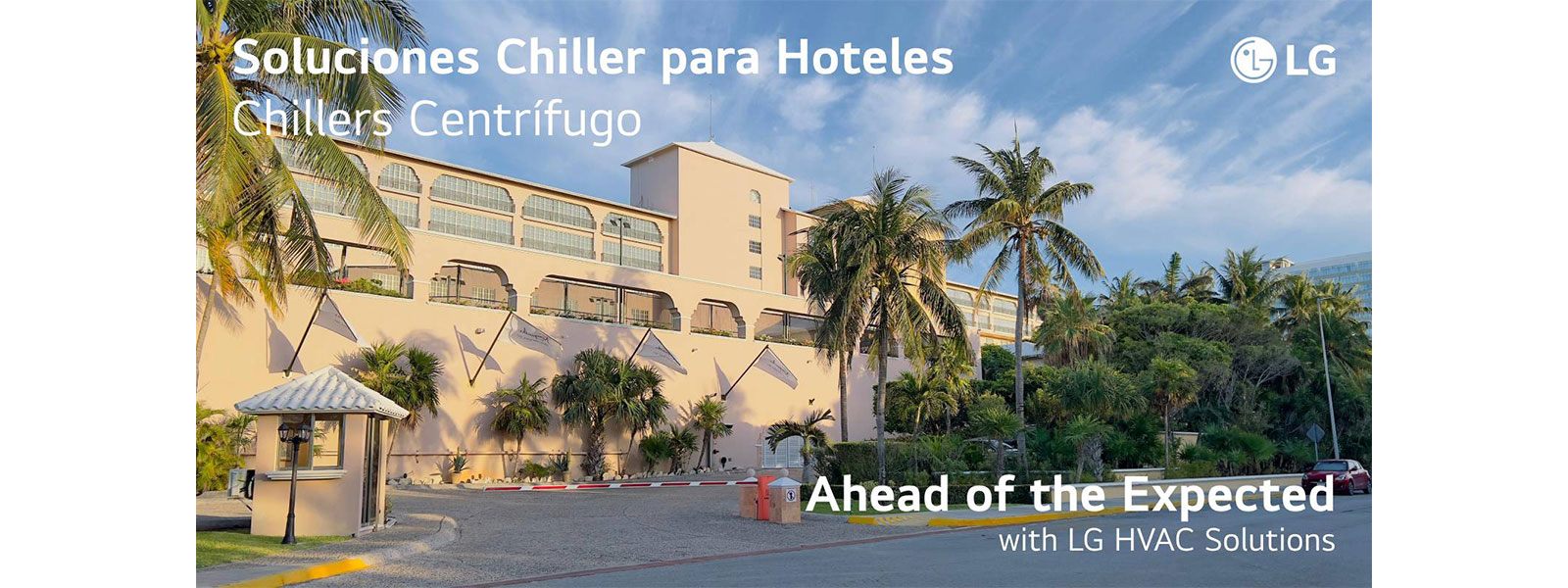 LG redefine la eficiencia en resorts costeros con su innovador chiller centrífugo Inverter que opera con agua de mar
