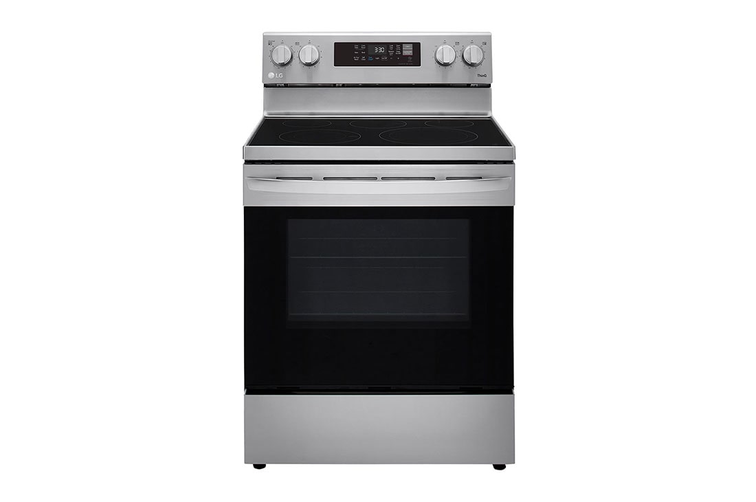 LG Cocina Eléctrica 178 Litros, WiFi inteligente habilitado para convección por ventilador con alcance eléctrico, freidora de aire y con EasyClean?, LREL6323S, LREL6323S