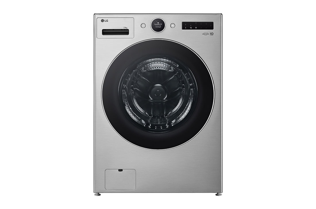 LG Lavadora 22 kg TurboWash360? AI DD? con vapor, Front view, WM23VFXS6