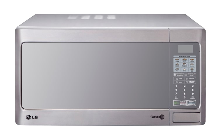 LG HORNO CON CAPACIDAD 1,4 PIES/40 litros, POTENCIA 1400W EN MICROONDAS Y 1200W EN DORADOR, SISTEMA INTELO WAVE PARA COCCIóN UNIFORME, MH1443XAR