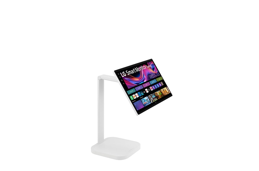 LG              LG Monitor Inteligente Swing de 31.5 pulgadas 4K UHD IPS con Pantalla Táctil y Soporte Rodante.                      , Detail view, 32U889SA-W