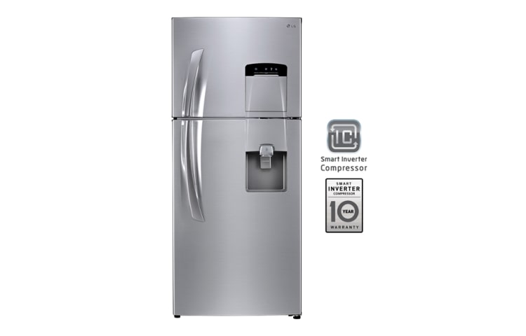 LG Refrigerador Top Mount de 16 pies con Inverter Compressor, Hygene Fresh y 10 a?os de garantía, GT46HGP