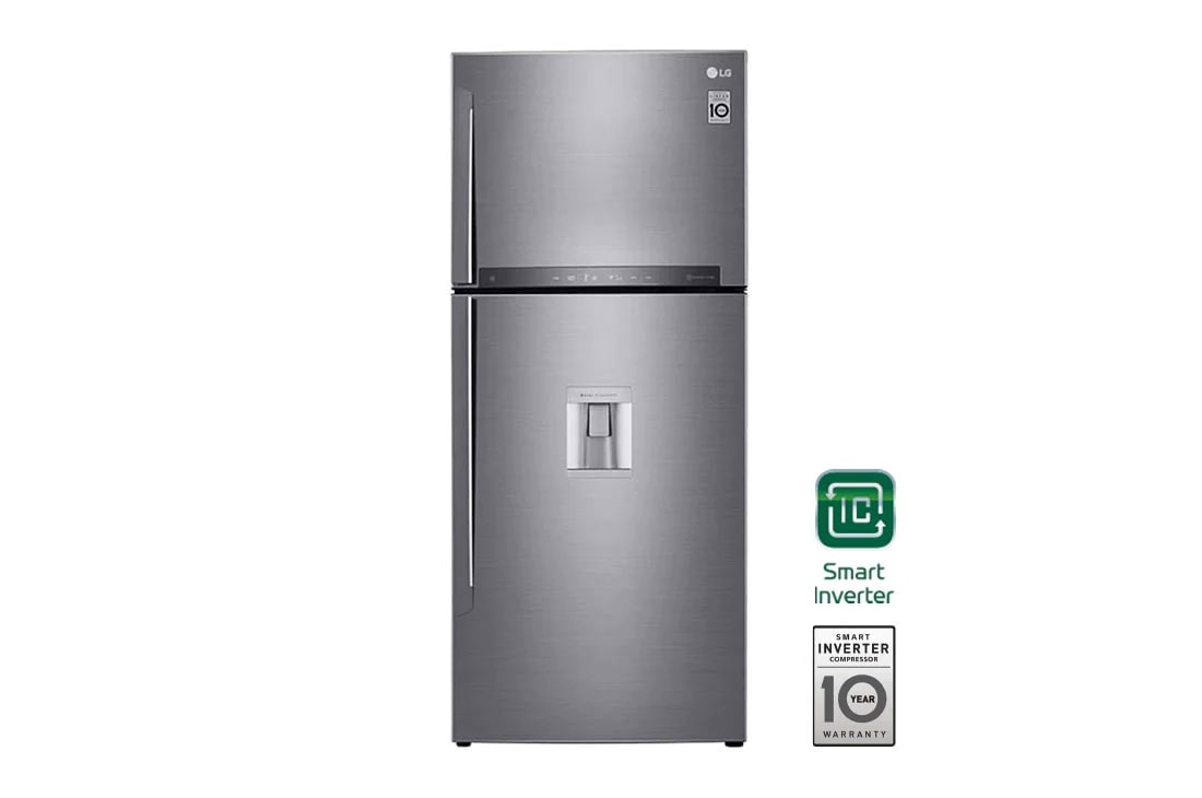 LG 471Lts |Top Freezer | Multi Air Flow? | Smart Inverter | Acero Brillante | AI ThinQ?, GT47SGP, GT47SGP