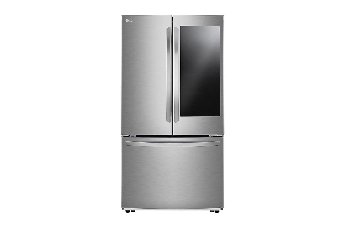 LG Refrigeradora French Door 696L (Net) / 875L (Gross) InstaView DoorCooling?, Platinum Silver, font view, VF29BVP
