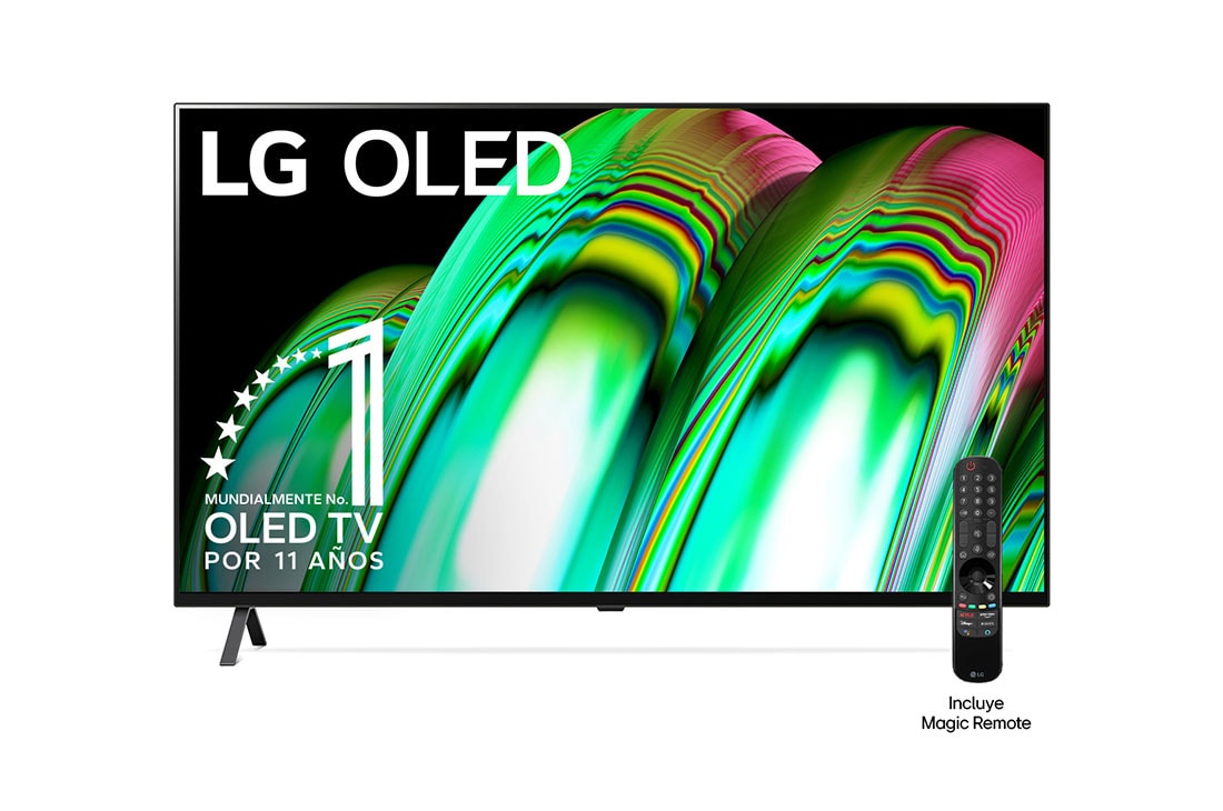 LG OLED 55'' A2 Smart TV con ThinQ AI (Inteligencia Artificial), Vista frontal , OLED55A2PSA