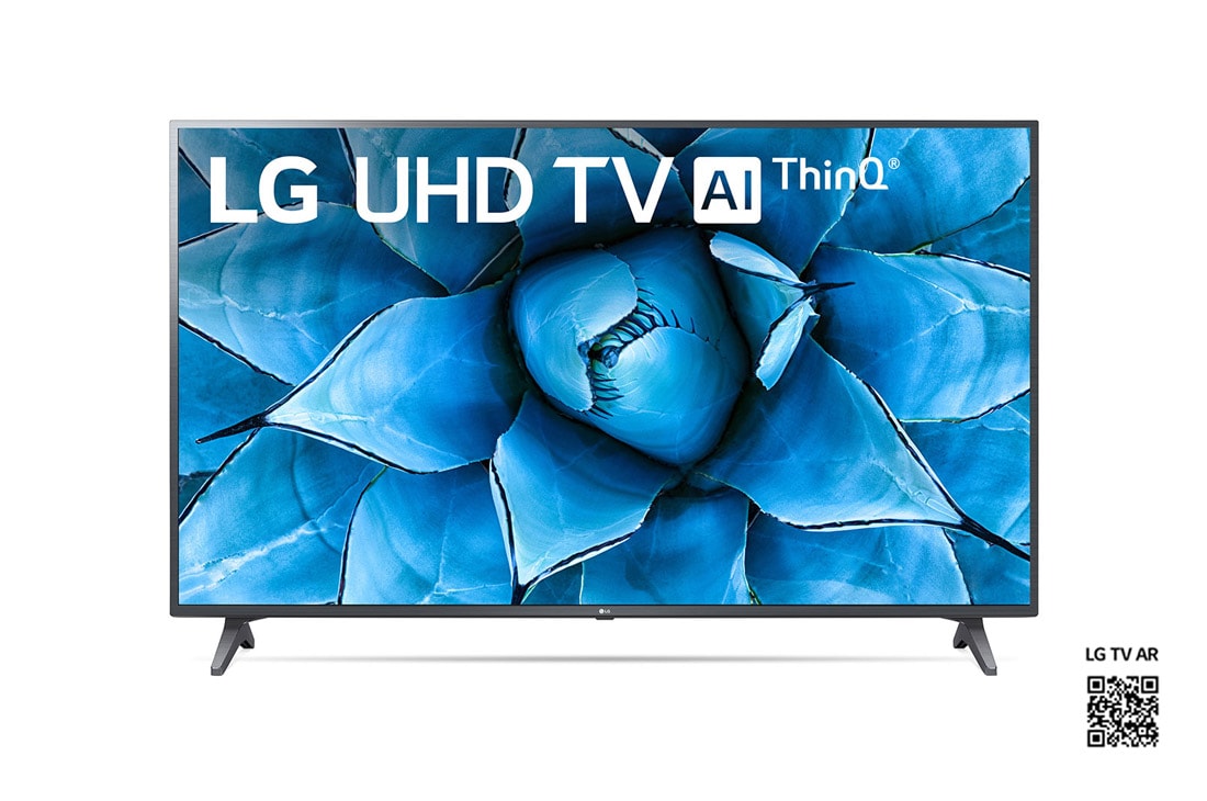 LG TV 60'' | Ultra HD LED  | Procesador Quad Core   | AI ThinQ? | Experiencia de cine | Entretenimiento sin limites, Vista Frontal del LG UHD 4k TV AI ThinQ 60UN7310PSA | LG Ecuador, 60UN7310PSA