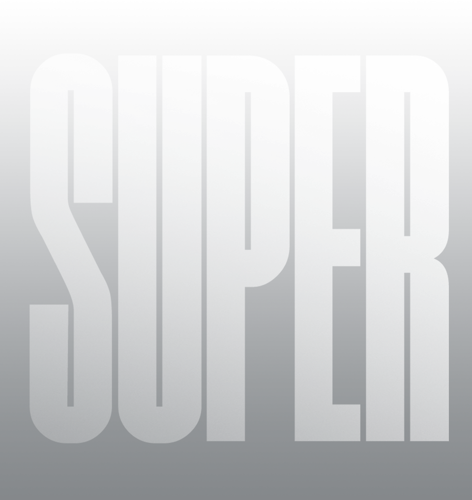 Las palabras "Super Black" aparecen en negrita, y luego aparece un iceberg resistente con surcos desde abajo.