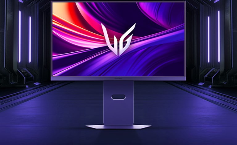 UltraGear? 27G850a m?ngumonitori esikülje kujutis.