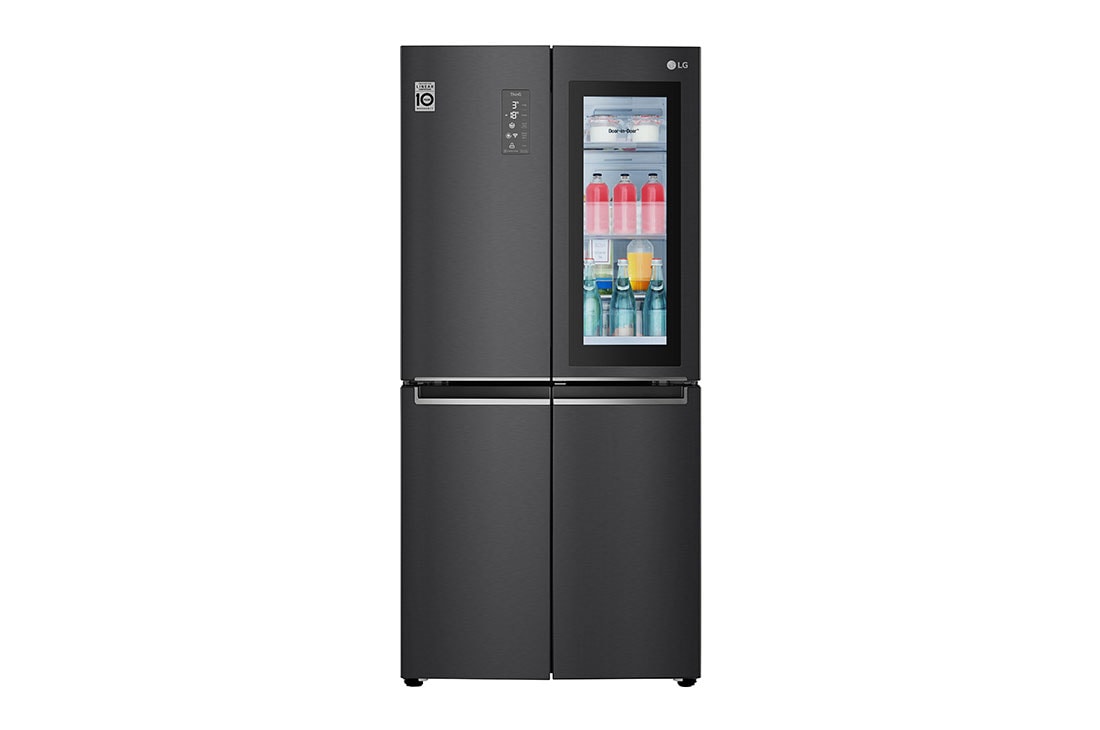 LG multi door külmik | InstaView Door-in-Door | 530L | k?rgus 1.79m | Laius 83.5cm | Must | E energiaklass | WiFi | DoorCooling | Total No Frost | GMQ844MC5E, GMQ844MC5E, GMQ844MC5E