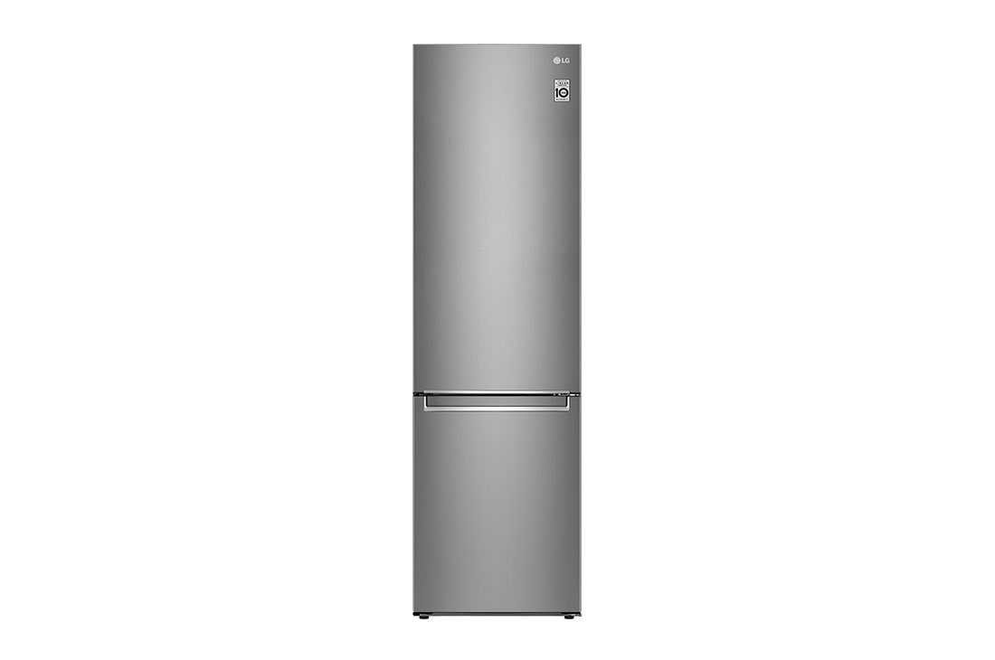 LG Külmik  | 1.86m | 344L | H?bedane | C klass | DoorCooling | Total No Frost | GBV31E0CPY, Front view, GBV31E0CPY