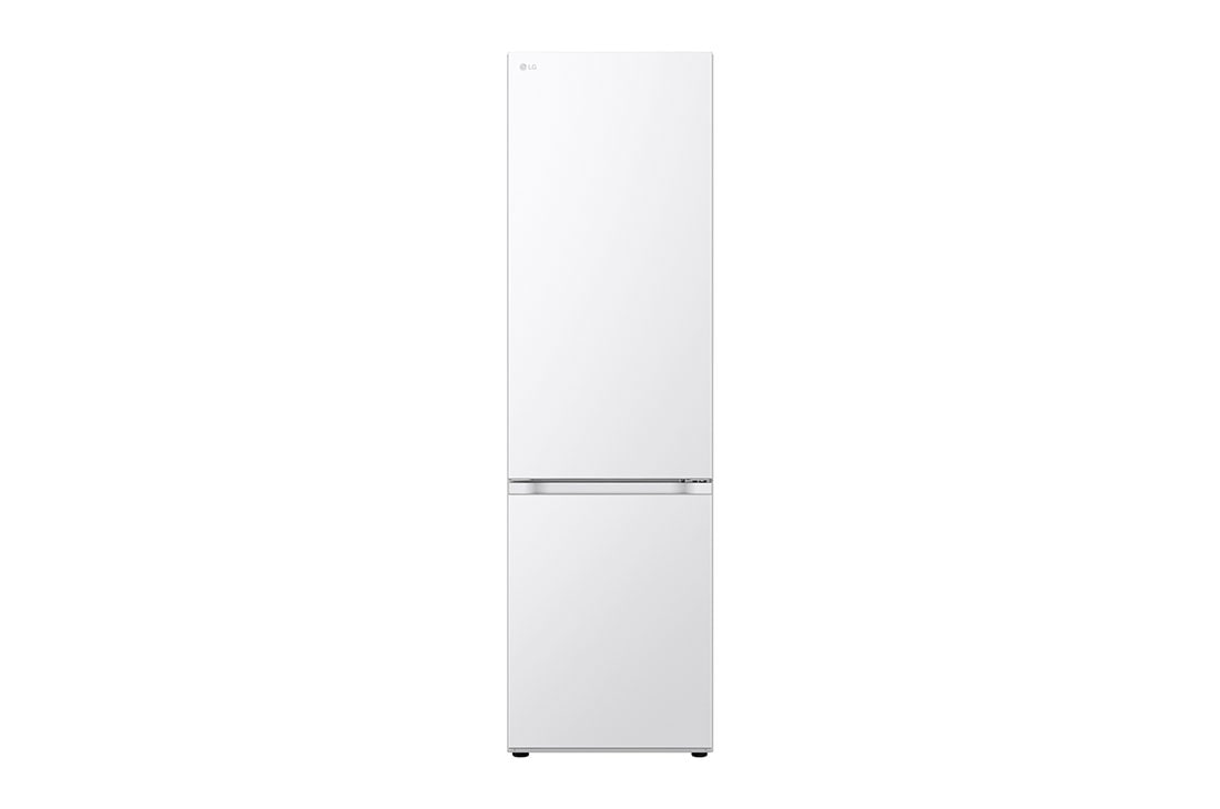 LG Külmik  | 2.03m | 387L | Valge |  D klass | DoorCooling | Total No Frost | GBV3200DSW, front view, GBV3200DSW