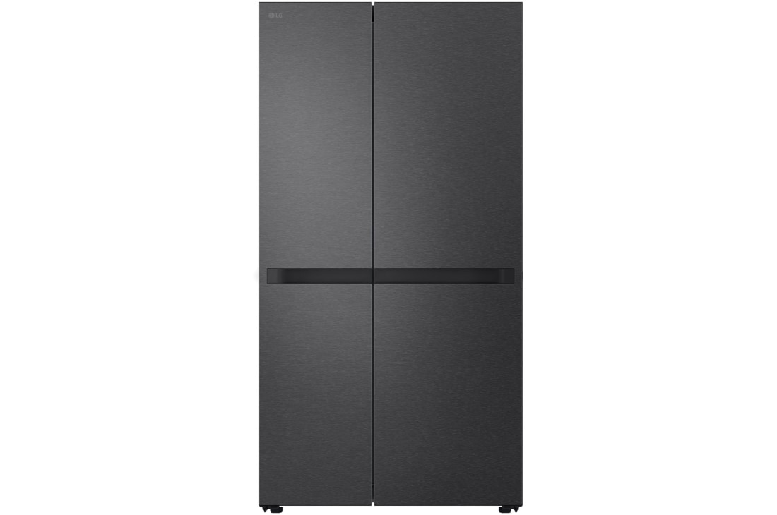LG LinearCooling?, Side by Side külmikud, Essence Matte Black, front, GSBC40EPPE