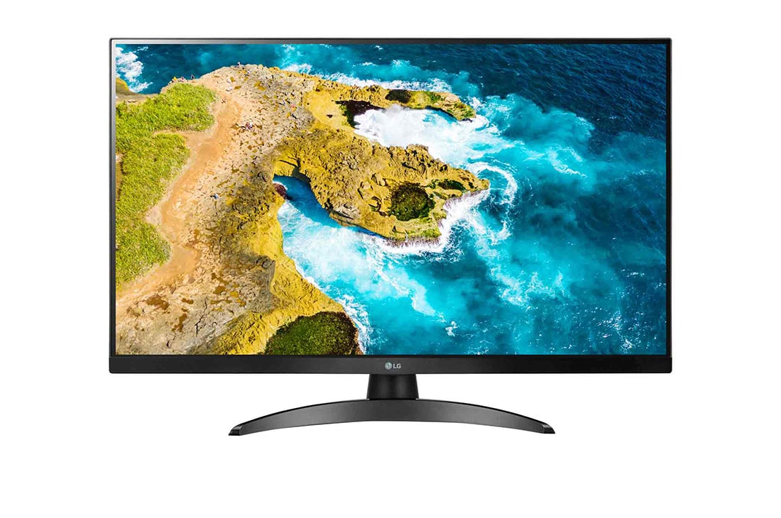 LG 27-tolline t?is-HD-kvaliteediga IPS-LED-ekraaniga telerimonitor, eestvaade, 27TQ615S-PZ