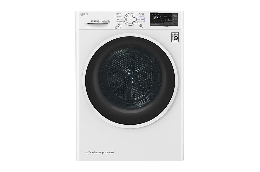 LG 8kg kuivati, sügavus 69cm, RC80U2AV4Q