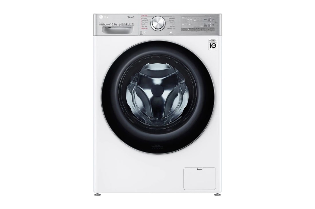 LG pesumasin 10.5kg | AIDD |  V5 Seeria A | Sügavus 56.5cm | Valge  |  Turbowash360  | Aur |  WiFi | F6WV910P2EA, F6WV910P2EA