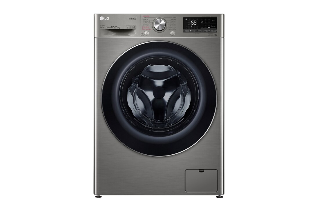 LG kuivatiga pesumasin 8.5/5 kg | AIDD |  V5 Seeria C/E | Sügavus 47.5cm | Valge | Aur | Turbowash | F2DV5S8S2PE, F2DV5S8S2PE