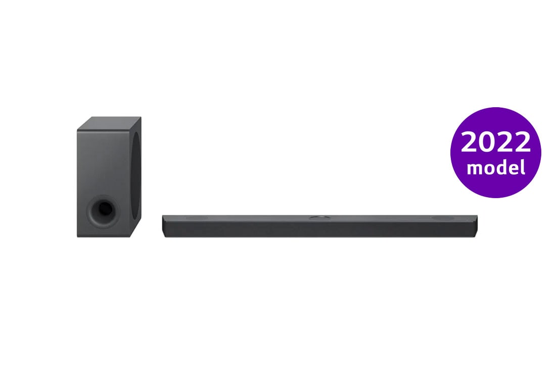 LG Soundbar S90QY , eestvaade bassik?lariga, S90QY