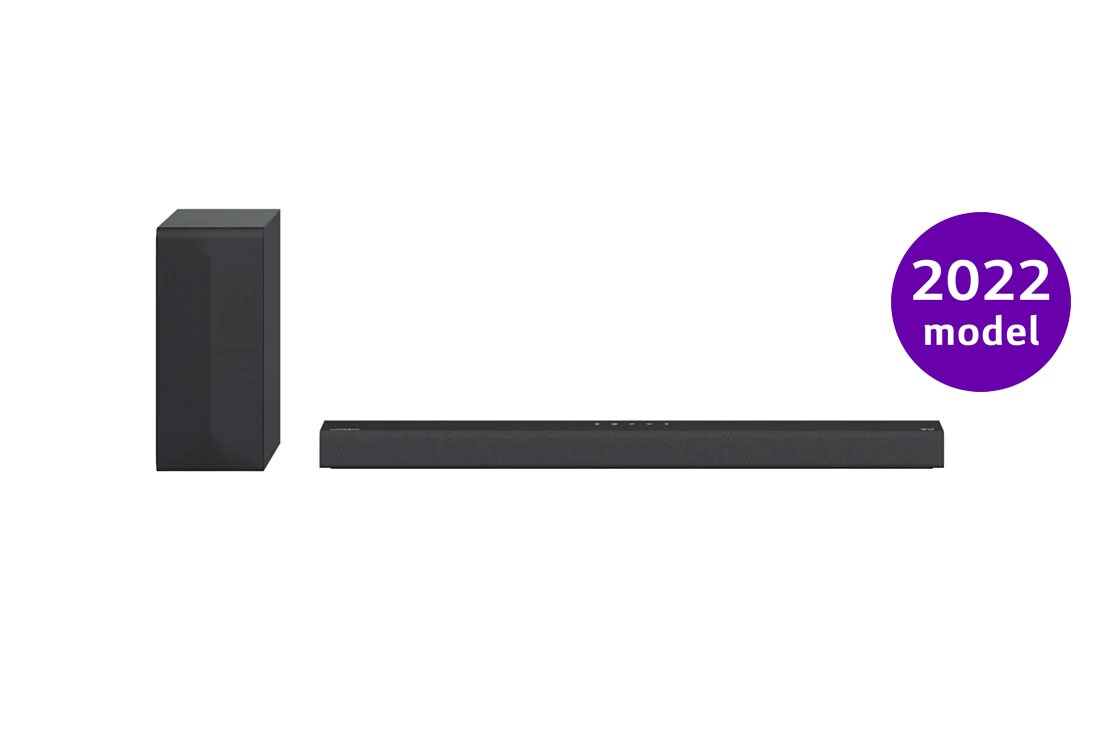 LG Soundbar S65Q, eestvaade tagak?lariga, S65Q
