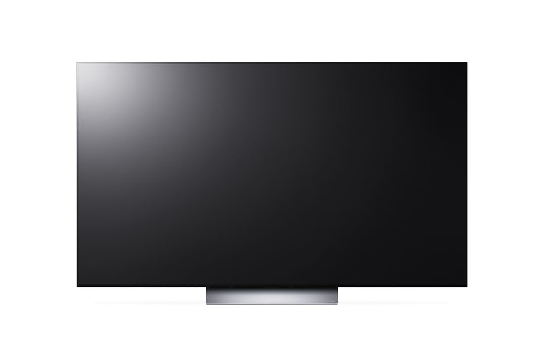 LG OLED evo C3 55-tolline 4K nutiteler 2023, LG OLED evo eestvaade, embleem ?11 aastat maailma nr. 1 OLED“ ekraanil, teleri all on Soundbar. , OLED55C31LA