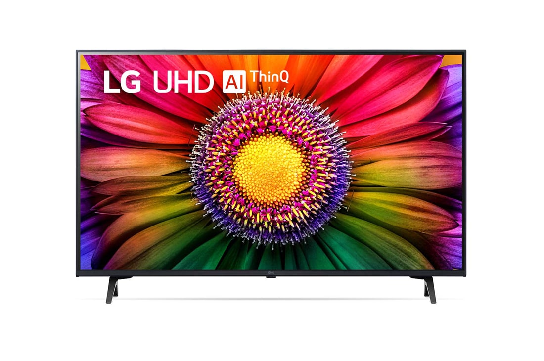 LG UHD UR80 50-tolline 4K nutiteler, 2023, LG UHD-teleri eestvaade, 50UR80003LJ