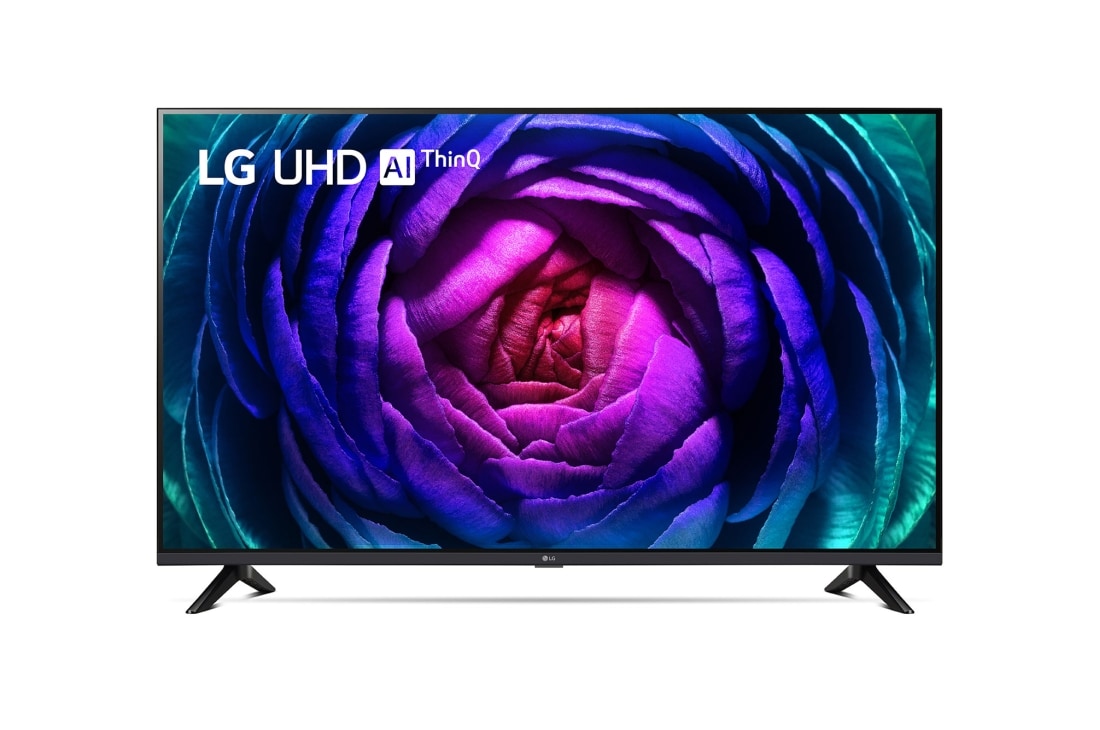 LG UHD UR74 55-tolline 4K nutiteler, 2023, Eestvaade t?itepildita, 55UR74003LB