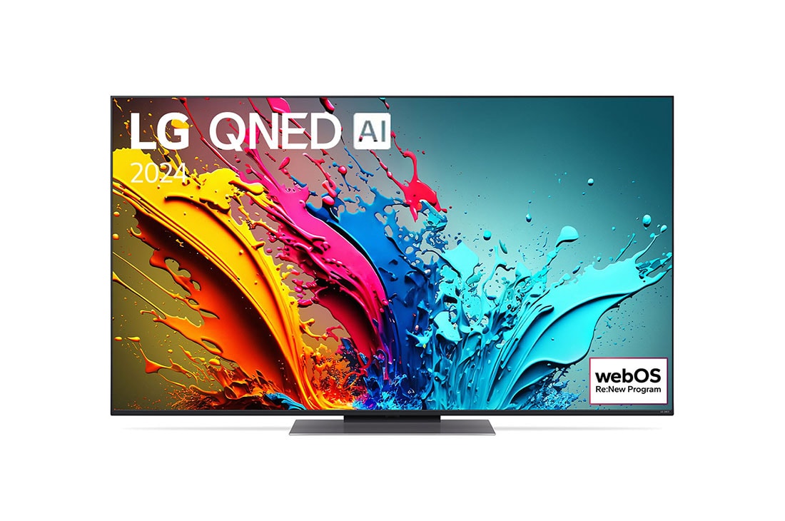 LG 55-tolline LG QNED AI 4K nuti TV QNED87 WebOS24 2024, 55QNED87T3B