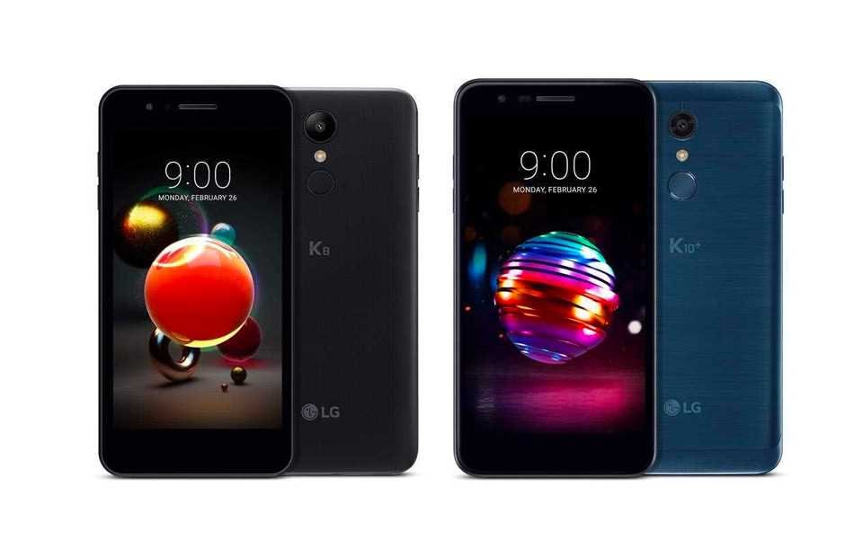 LG K10 and K8 telefon