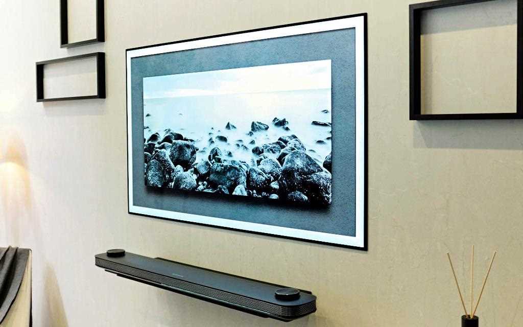 An image of lg signature oled w7 tv displayed at lg in berlin ifa 2017