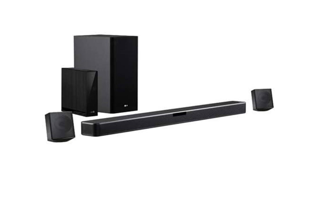LG Sound Bar SN4R, kuvassa subwoofer edest?p?in, SN4R