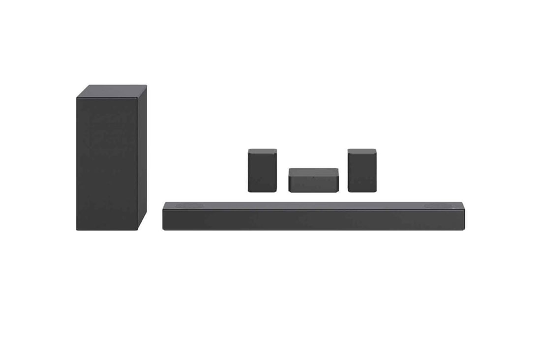 LG Soundbar S75QR, kuva edest?, takakaiutin, S75QR