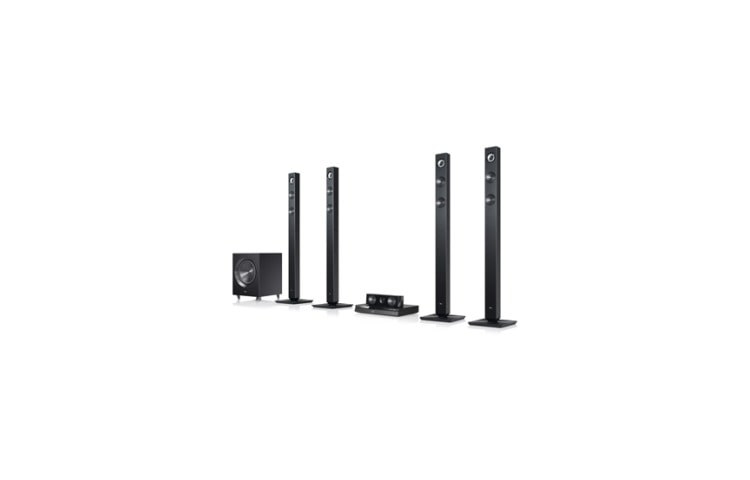 LG 5.1-kanavainen 3D Blu-ray -kotiteatterij?rjestelm? Smart TV -palveluilla, BH7520TN