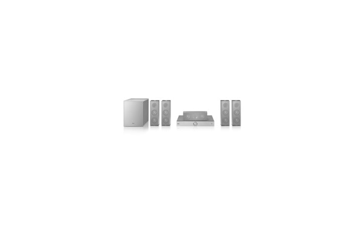 LG:n design sarjan tyylipuhdas 5.1-kanavainen 3D Blu-ray -kotiteatterij?rjestelm? Smart TV -palveluilla, BH8220BN