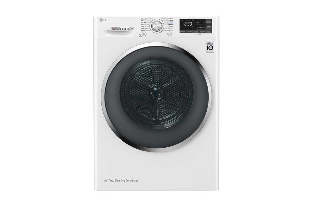 LG 9-kg DUAL Inverter Heat Pump? Eco-Hybridikuivain L?mp?pumpputekniikalla , RC90U2AV2W